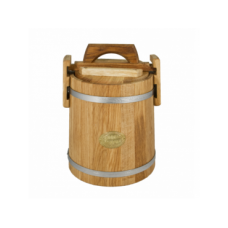 Купить Кадка дубовая для засолки 5 л «Бонпос» (обручи из нерж. стали) в Северодвинске