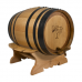 Купить Дубовая бочка с подставкой и с краном 64 литра Профи (американский дуб) в Северодвинске