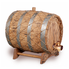 Купить Бочка с краном под старину 15 л Премиум (кавказский дуб) в Северодвинске