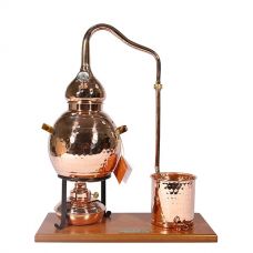 Аламбик сувенирный 2,5 л на деревянной основе со спиртовой горелкой в Северодвинске