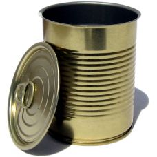 Купить Металлическая банка с крышкой EASY OPEN и кольцом в Северодвинске