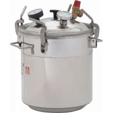 Купить Автоклав Малыш Газ Нерж на 22 литра с кассетой и фальшдном в Северодвинске