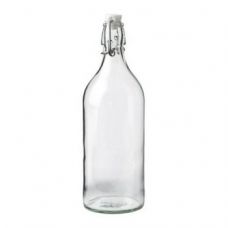Купить СТЕКЛЯННАЯ БУТЫЛКА С ГЕРМЕТИЧНОЙ ПРОБКОЙ 1 Л в Северодвинске