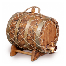 Купить Бочка с краном под старину 10 л Премиум (кавказский дуб) в Северодвинске