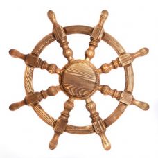 Купить Штурвал сувенирный средний (эффект старины) в Северодвинске