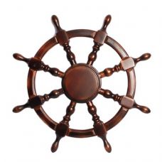 Купить Штурвал сувенирный средний (береза, лакированный) в Северодвинске